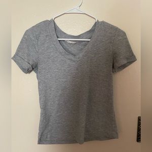 pink rose grey shirt sz sm